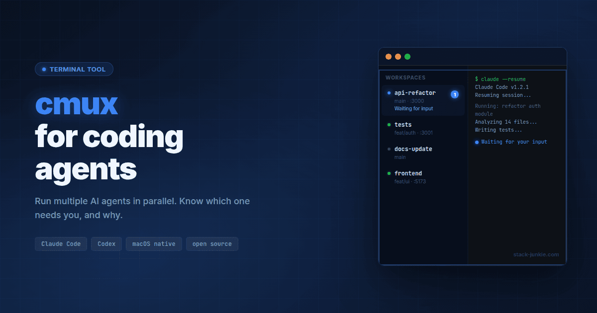 cmux: The Terminal Tool Coding Agents Actually Need